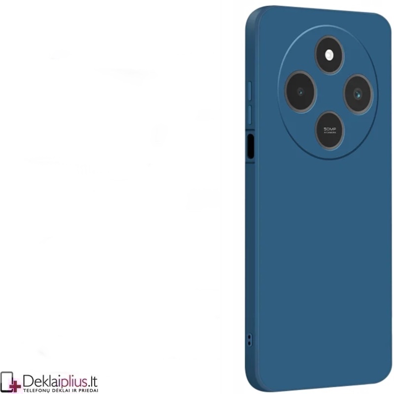 Silikoninis ploniausias dėklas su kameros apsauga - mėlynas (Xiaomi Redmi 14C/Redmi 14R/Poco C75) Silikoninis ploniausias dėklas su kameros apsauga - mėlynas (Xiaomi Redmi 14C/Redmi 14R/Poco C75)